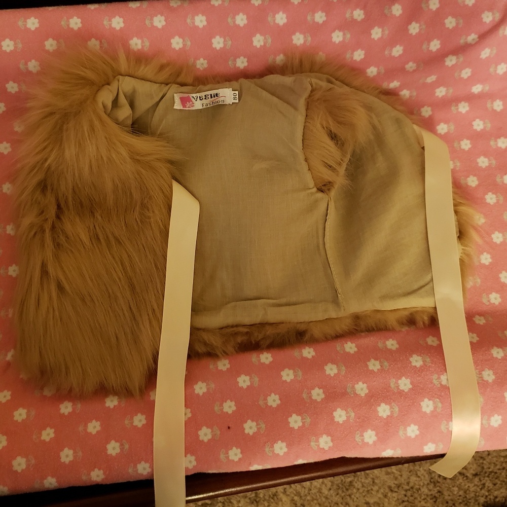 So soft faux fur vest